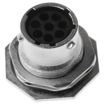 Souriau Sunbank by Eaton, UTO 8 Way Panel Mount MIL Spec Circular Connector Receptacle, Socket Contacts,Shell Size 12, - UT07128SH6 product image