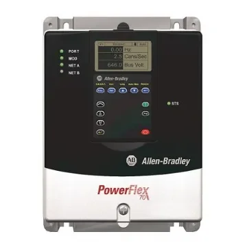 Allen Bradley Inverter Drive, 4 kW, 3 Phase, 400 V ac, 8.7 A, PowerFlex 70 Series - 20AC8P7A0AYNANC0 product image