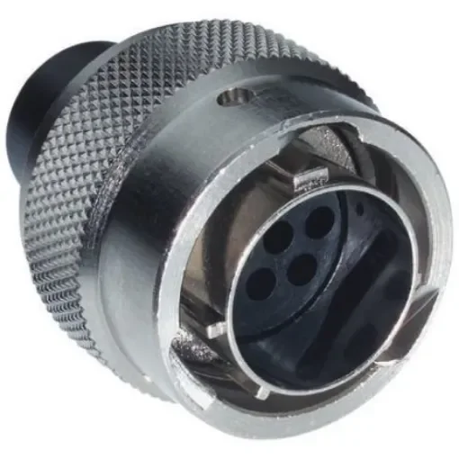 Souriau Sunbank by Eaton, UTO 6 Way Cable Mount MIL Spec Circular Connector Plug, Pin Contacts,Shell Size 10, Bayonet - UT0W6106PH product image