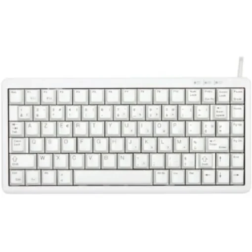 CHERRY Wired USB Compact Keyboard, AZERTY, Grey - G84-4100LCAFR-0 product image