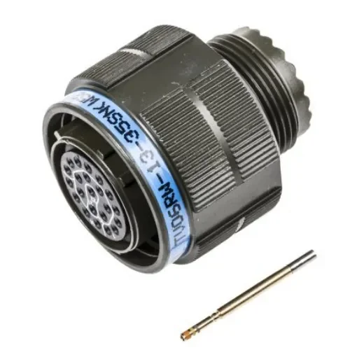 Amphenol Limited, TV, Copper Alloy 22 Way Cable Mount MIL Spec Circular Connector PlugGreen, Socket Contacts,Shell Size - TV06RW-13-35SN(W52) product image