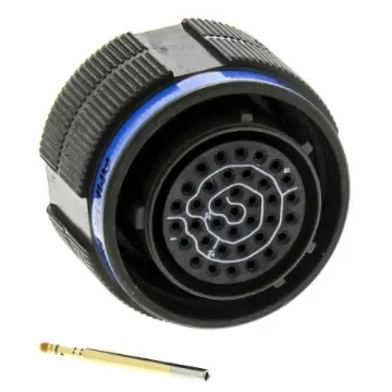 Amphenol Limited, TV, Copper Alloy 37 Way Cable Mount MIL Spec Circular Connector PlugGreen, Socket Contacts,Shell Size - TV06RW-15-35SN(W52) product image