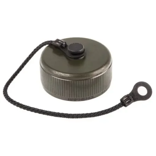 Amphenol Limited TV MIL-DTL-38999 Socket Dust Cap, Shell Size 15, with Zinc Cobalt over Nickel Finish - 418-6033-15R0501-04 product image