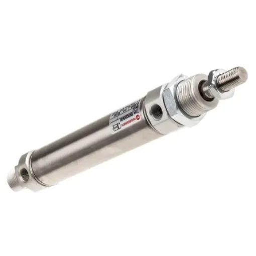 Norgren Pneumatic Roundline Cylinder - 25mm Bore, 80mm Stroke, RM/8000/M Series, Double Acting - RM/8025/M/80 product image