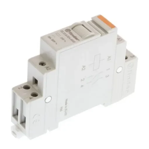 Finder DIN Rail Power Relay, 24V ac Coil, 20A Switching Current, DPST - 22.22.8.024.4000 product image