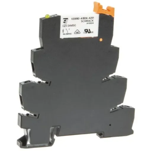 TE Connectivity SNR Series Interface Relay, DIN Rail Mount, 24V dc Coil, SPDT, 1-Pole - ST3P2LC4 3-1416100-0 product image