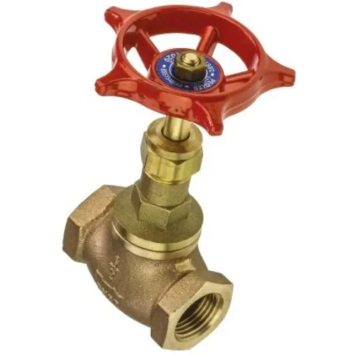 Pegler Yorkshire Bronze Globe Valve 110007, 1/2 in BSPT 32 bar product image