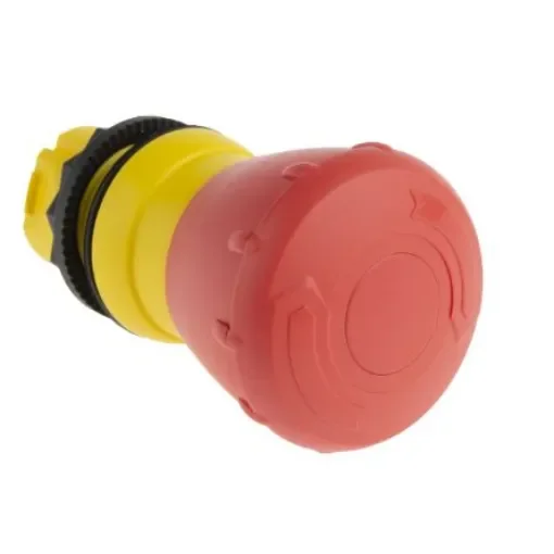 Allen Bradley 800F Series Turn to Release Emergency Stop Push Button, 22mm Cutout, IP65 - 800FP-MT44 product image