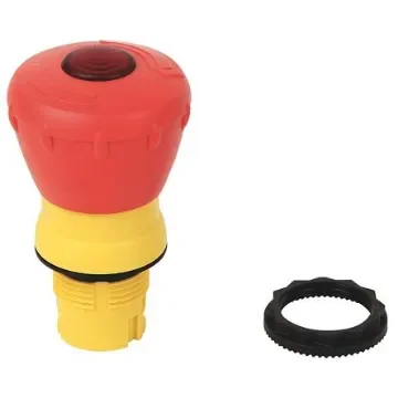 Allen Bradley 800F Series Turn to Release Emergency Stop Push Button, 22mm Cutout, IP65 - 800FP-LMT44 product image