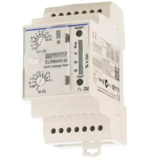 Broyce Control Earth Leakage Relay - ELRM44V-30 115/230VAC product image