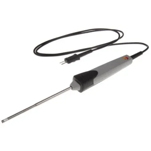 Testo K Air Temperature Probe, 115mm Length, 4mm Diameter, +400 °C Max - 0602 1793 product image