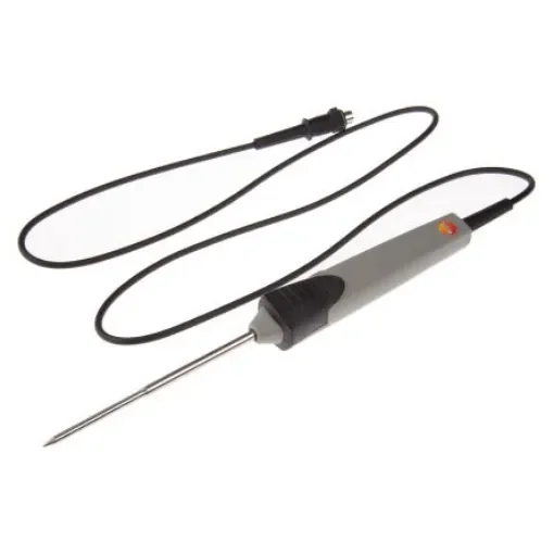 Testo NTC Immersion, Penetration Temperature Probe, 50 mm, 115 mm Length, 4 mm, 5 mm Diameter, +150 °C Max - 0613 1212 product image
