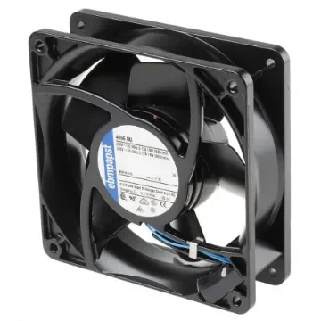 ebm-papst 4000 N Series Axial Fan, 230 V ac, AC Operation, 160m³/h, 19W, 840mA Max, IP54, 119 x 119 x 38mm - 4656 NU product image