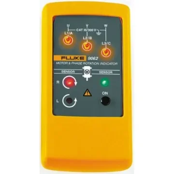 Fluke 9062 Phase Rotation Tester, CAT III 300 V, 400Hz Max, 400V ac Max - FLUKE 9062 product image