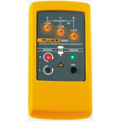 Fluke 9062 Phase Rotation Tester, CAT III 300 V, 400Hz Max, 400V ac Max - FLUKE 9062 product image