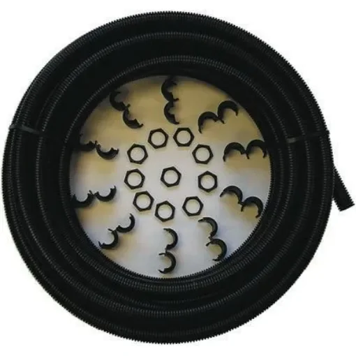 RS PRO Flexible Contractor Pack Conduit, 20mm Nominal Diameter, Plastic, Black - 5132332 product image