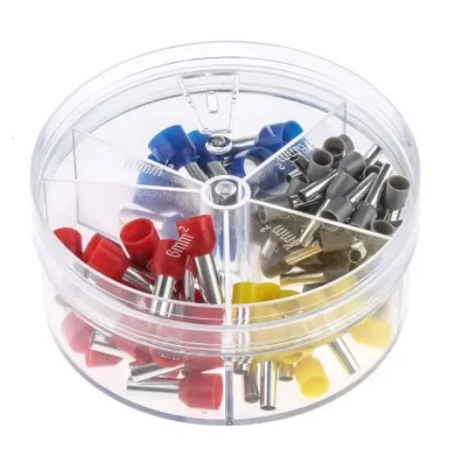 RS PRO 90 Piece Bootlace Ferrule Crimp terminal Kit - 5132556 product image