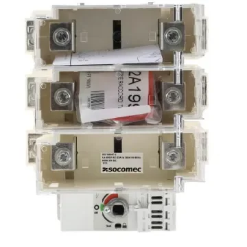 Socomec Fuse Switch Disconnector, 3 Pole, 200A Max Current, 200A Fuse Current - 3841 3021 product image