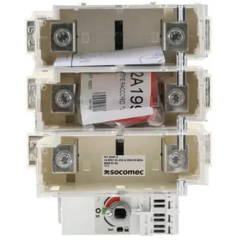 Socomec Fuse Switch Disconnector, 3 Pole, 200A Max Current, 200A Fuse Current - 3841 3021 product image