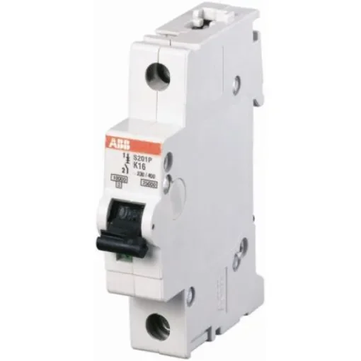 ABB System Pro M Compact S200 MCB, 1P, 1A Curve K, 253V AC, 72V DC, 20 kA Breaking Capacity - 2CDS251001R0217  S201-K1 product image