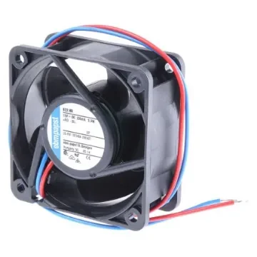 ebm-papst 620 Series Axial Fan, 12 V dc, DC Operation, 56m³/h, 3.5W, 292mA Max, 60 x 60 x 25mm - 622HH product image
