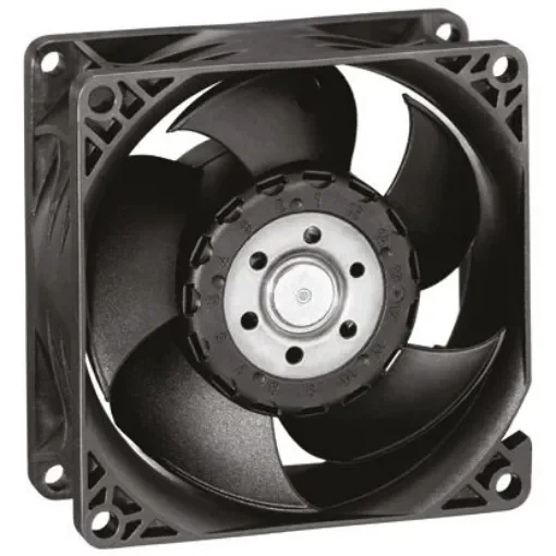 ebm-papst 8200 J Series Axial Fan, 12 V dc, DC Operation, 132.6m³/h, 10W, 833mA Max, 80 x 80 x 38mm - 8212JN product image