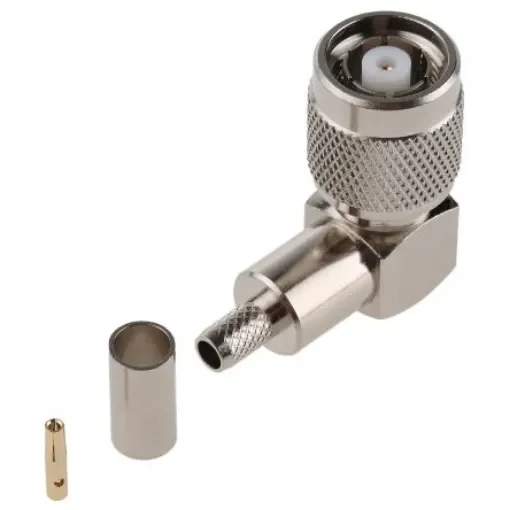 Telegartner, Jack Cable Mount TNC Connector, 50O, Crimp Termination, Right Angle Body - J01010R0002 product image