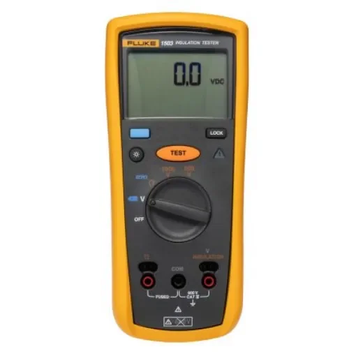 Fluke 1503 Insulation Tester, 500V Min, 1000V Max, 2GO Max, CAT III 600V - FLUKE 1503 product image