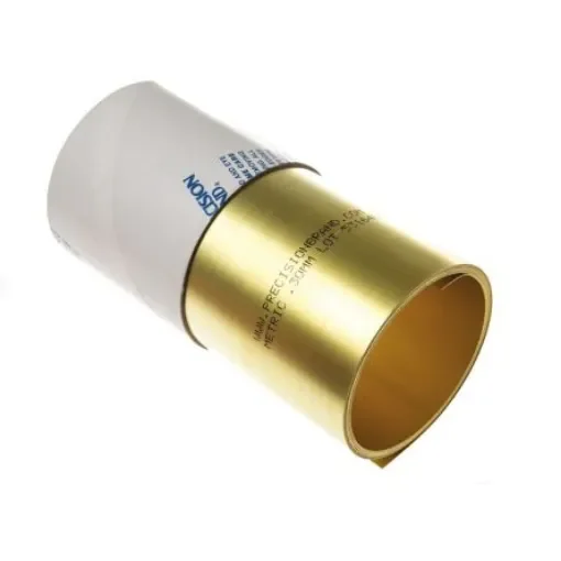 Brass Shim, 2.5m x 150mm x 0.3mm - 518712 product image