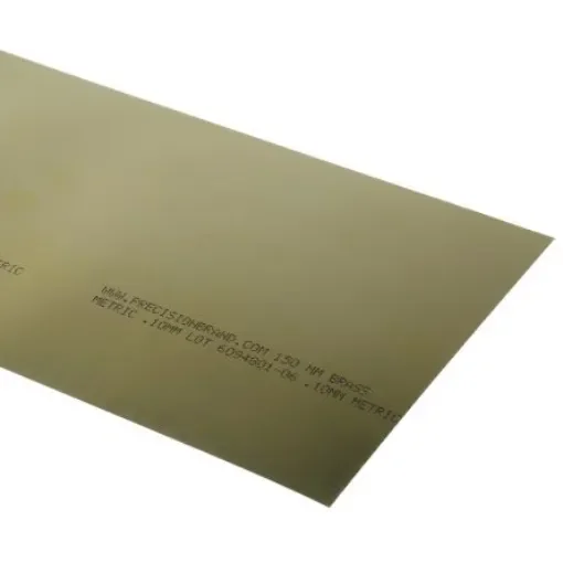 Brass Shim, 2.5m x 150mm x 0.1mm - 518839 product image