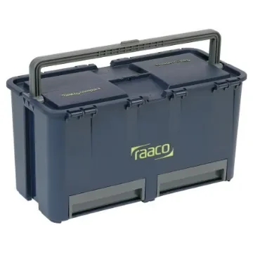 Raaco Compact 27 2 drawers  Plastic Tool Box, 474 x 248 x 239mm - 136587 product image