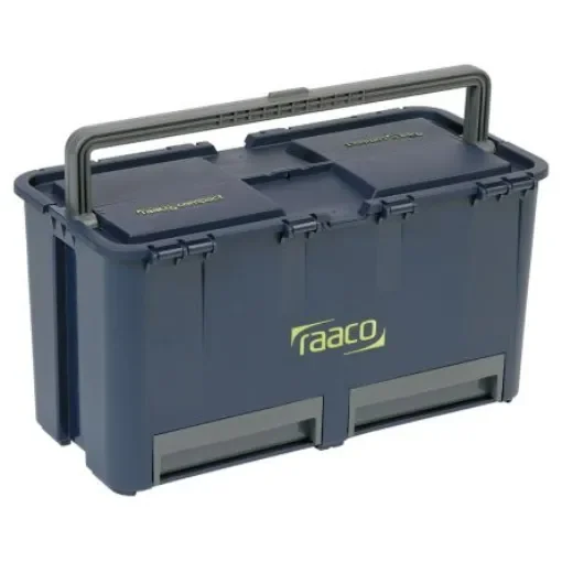 Raaco Compact 27 2 drawers  Plastic Tool Box, 474 x 248 x 239mm - 136587 product image