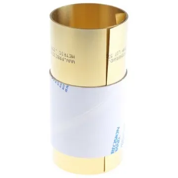 Brass Shim, 2.5m x 150mm x 0.15mm - 519084 product image