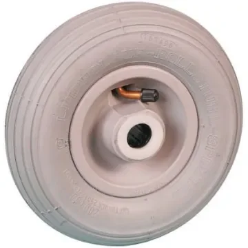 Guitel Hervieu Black, Grey Polyurethane Low Starting Resistance, Non-Marking Trolley Wheel, 70kg - 3590150 product image