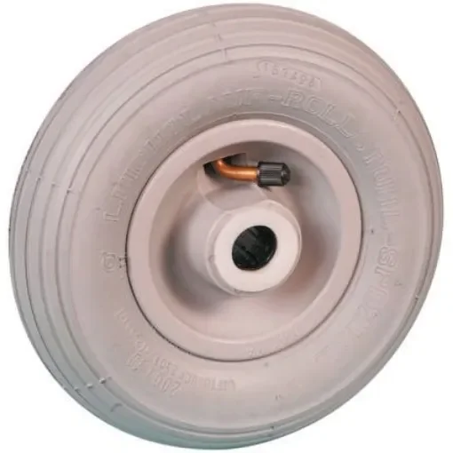Guitel Hervieu Black, Grey Polyurethane Low Starting Resistance, Non-Marking Trolley Wheel, 70kg - 3590150 product image