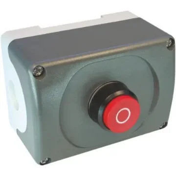 ABB Enclosed Push Button, Plastic, Red, IP66 - 1TVC101000P3102 product image