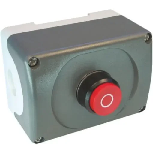 ABB Enclosed Push Button, Plastic, Red, IP66 - 1TVC101000P3102 product image