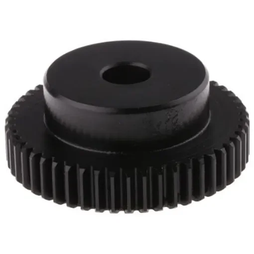 RS PRO Steel 50 Teeth Spur Gear, 1 Module, 10mm Bore Diam, 50mm Pitch Diam, 35mm Hub Diam - 5216351 product image