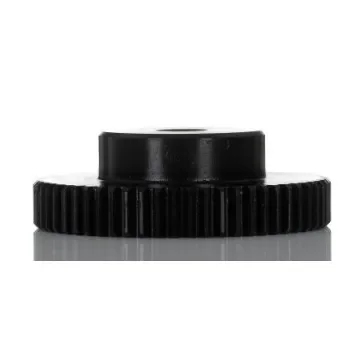 RS PRO Steel 60 Teeth Spur Gear, 1 Module, 10mm Bore Diam, 60mm Pitch Diam, 35mm Hub Diam - 5216373 product image