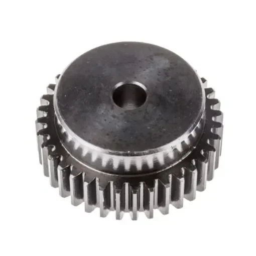 RS PRO Steel 36 Teeth Spur Gear, 1.5 Module, 10mm Bore Diam, 54mm Pitch Diam, 45mm Hub Diam - 5216480 product image