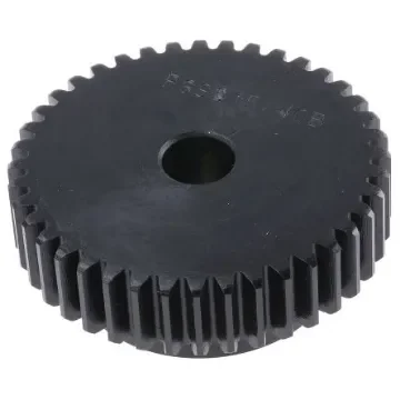 RS PRO Steel 40 Teeth Spur Gear, 1.5 Module, 12mm Bore Diam, 60mm Pitch Diam, 45mm Hub Diam - 5216496 product image