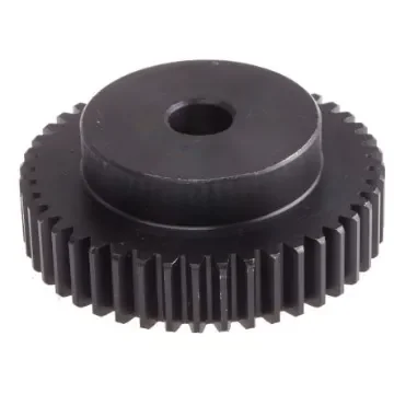 RS PRO Steel 44 Teeth Spur Gear, 1.5 Module, 12mm Bore Diam, 66mm Pitch Diam, 45mm Hub Diam - 5216503 product image