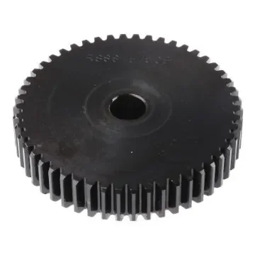 RS PRO Steel 50 Teeth Spur Gear, 1.5 Module, 12mm Bore Diam, 75mm Pitch Diam, 45mm Hub Diam - 5216519 product image