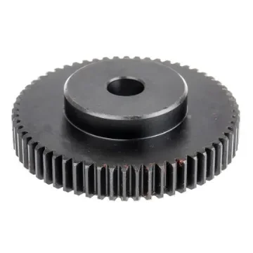 RS PRO Steel 60 Teeth Spur Gear, 1.5 Module, 15mm Bore Diam, 90mm Pitch Diam, 50mm Hub Diam - 5216525 product image