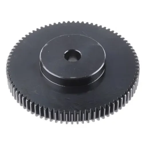 RS PRO Steel 80 Teeth Spur Gear, 1.5 Module, 15mm Bore Diam, 120mm Pitch Diam, 60mm Hub Diam - 5216531 product image