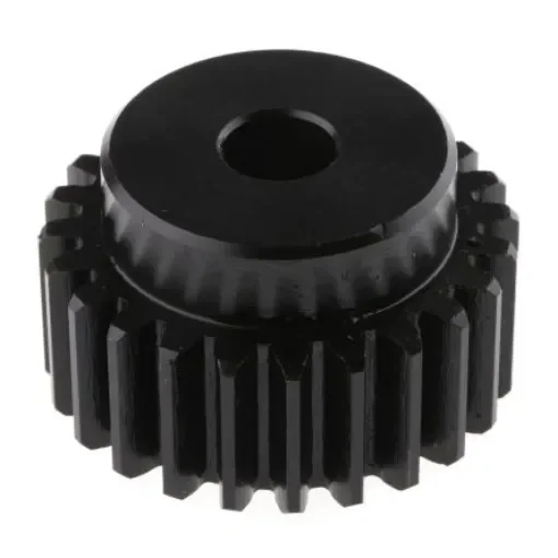RS PRO Steel 24 Teeth Spur Gear, 2 Module, 12mm Bore Diam, 48mm Pitch Diam, 38mm Hub Diam - 5216604 product image