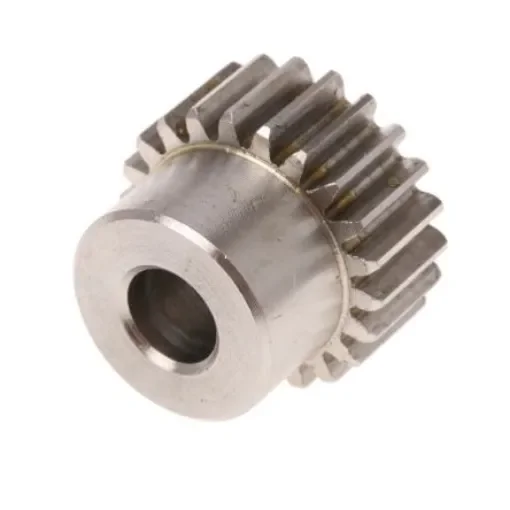 RS PRO Stainless Steel 22 Teeth Spur Gear, 1 Module, 8mm Bore Diam, 22mm Pitch Diam, 18mm Hub Diam - 5216733 product image