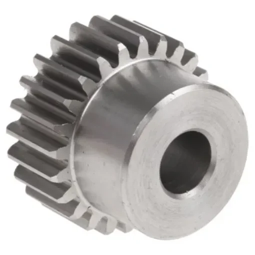 RS PRO Stainless Steel 24 Teeth Spur Gear, 1 Module, 8mm Bore Diam, 24mm Pitch Diam, 20mm Hub Diam - 5216749 product image