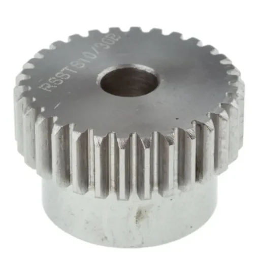 RS PRO Stainless Steel 30 Teeth Spur Gear, 1 Module, 8mm Bore Diam, 30mm Pitch Diam, 25mm Hub Diam - 5216761 product image