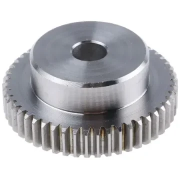 RS PRO Stainless Steel 50 Teeth Spur Gear, 1 Module, 10mm Bore Diam, 50mm Pitch Diam, 35mm Hub Diam - 5216783 product image